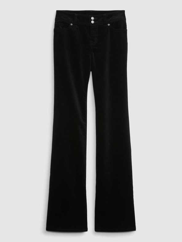 GAP Detské zamatové džínsy bootcut GAP