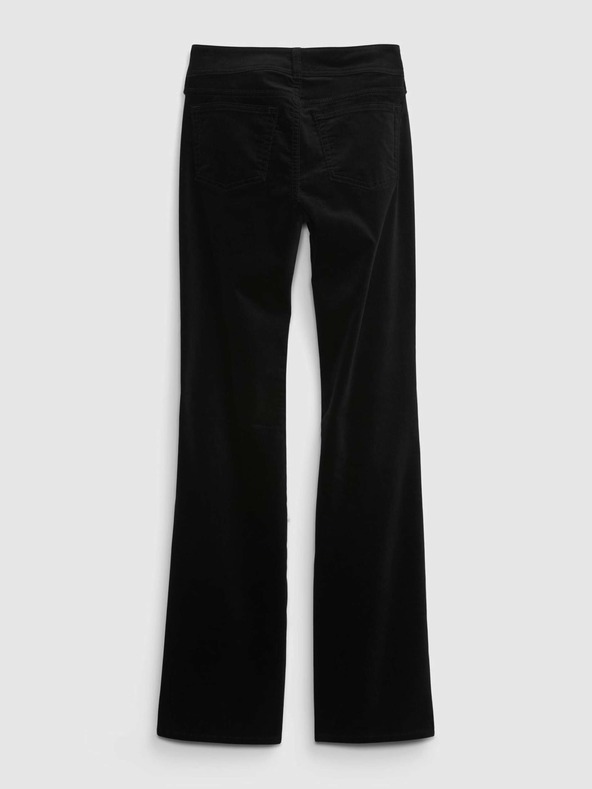 GAP Detské zamatové džínsy bootcut GAP