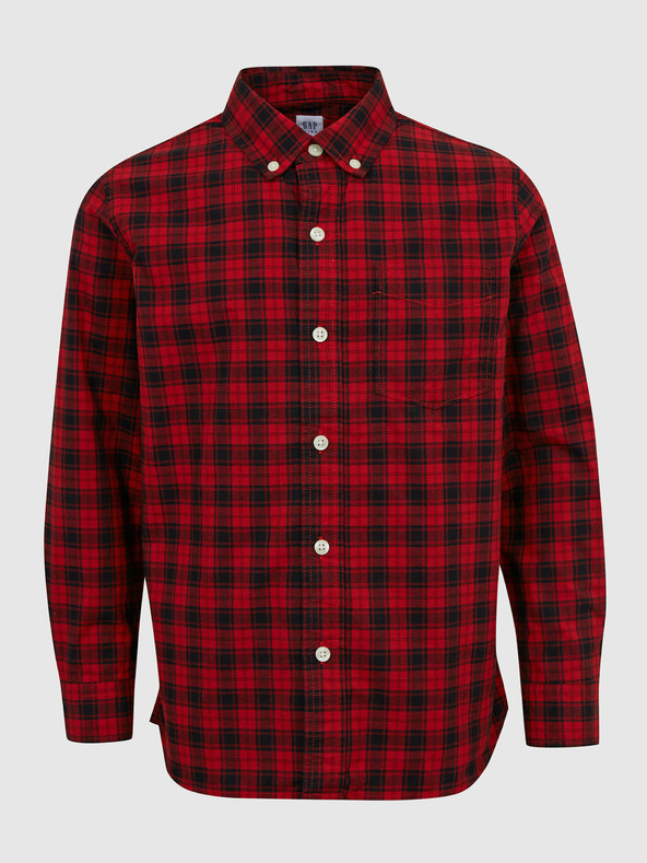 GAP Otroška karirana srajca GAP