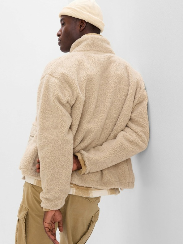 GAP Pliš jakna z zadrgo GAP