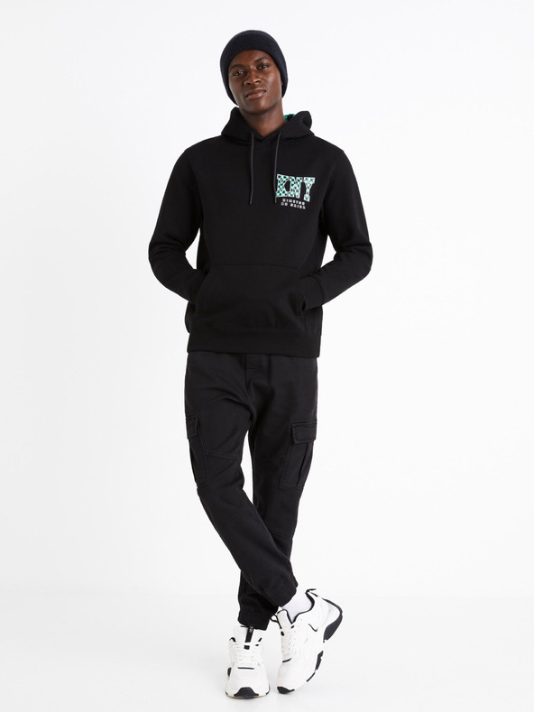 Celio Črna moška potiskana jopa Celio Demon Slayer