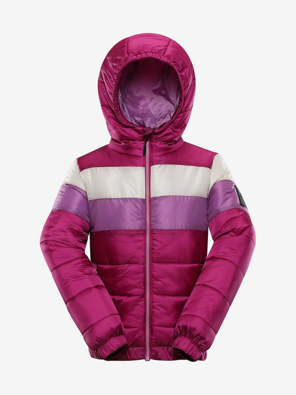 ALPINE PRO ALPINE PRO Kisho temno rožnata dekliška jopa z visoko temperaturo