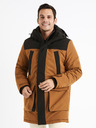 Celio Celio Cubicol rjava parka jakna