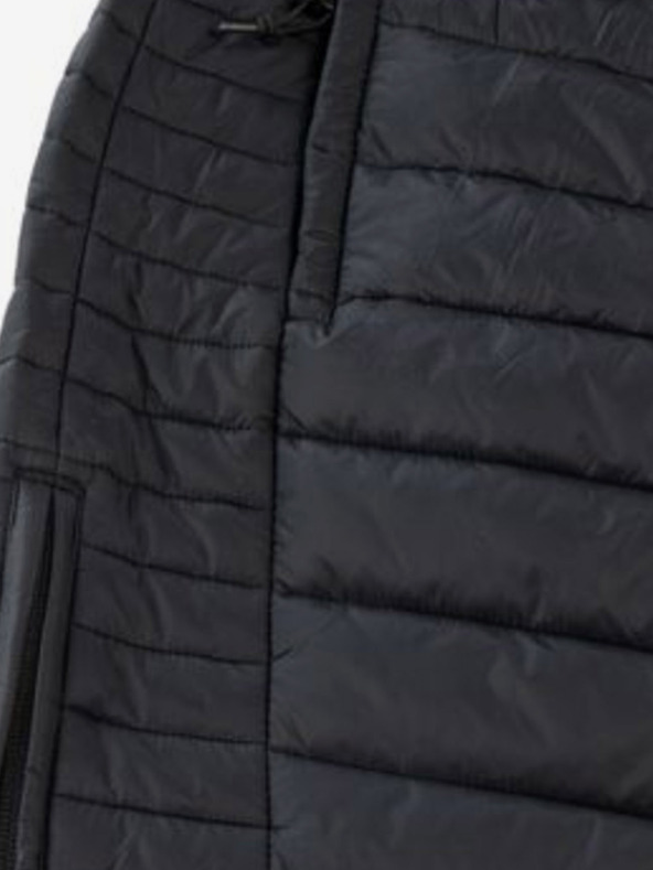 ALPINE PRO Črno žensko prešito zimsko krilo ALPINE PRO OZARA