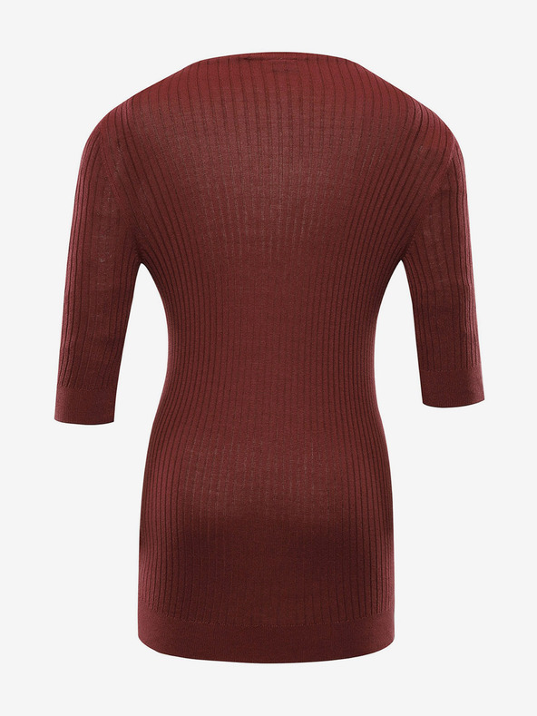 NAX Temno rjava ženska majica NAX NOVAKA