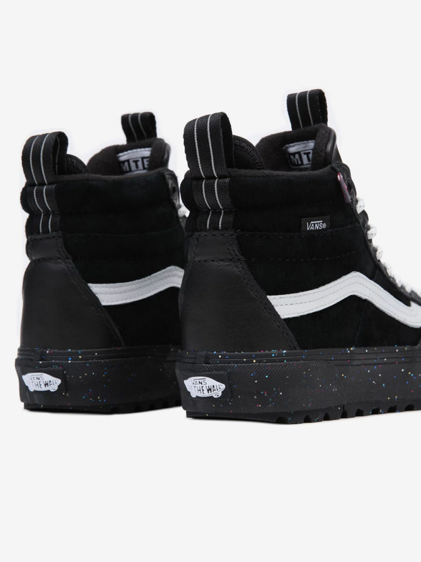 Vans Črne ženske gležnjarske usnjene superge VANS UA SK8-Hi Mte-2