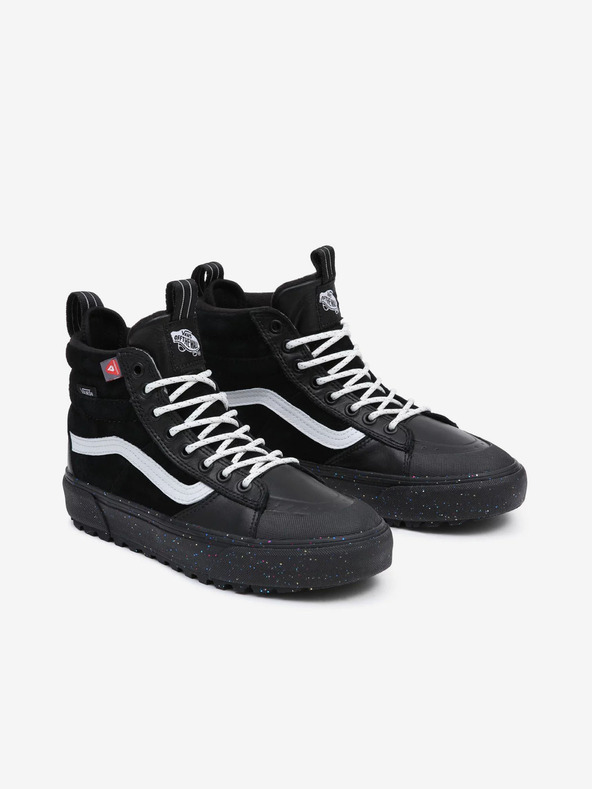 Vans Črne ženske gležnjarske usnjene superge VANS UA SK8-Hi Mte-2