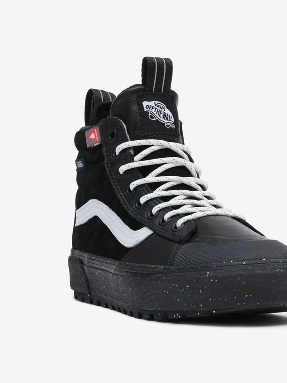 Vans Črne ženske gležnjarske usnjene superge VANS UA SK8-Hi Mte-2