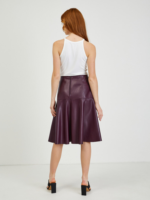 Orsay Vinsko rdeče žensko krilo iz umetnega usnja ORSAY