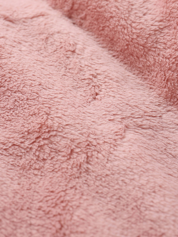 NAX NAX FEREGO siv in rožnat dekliški plašč