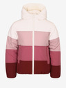 NAX bež in roza otroška zimska jakna NAX KEMENO
