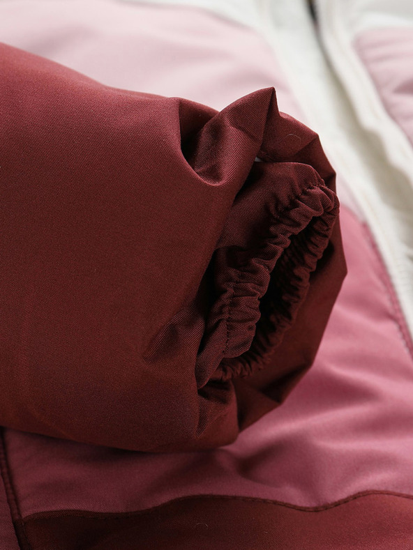 NAX bež in roza otroška zimska jakna NAX KEMENO