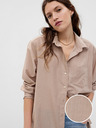 GAP Srajca z metalnim nitjem oversize GAP