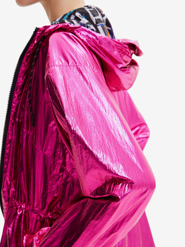 Desigual Temno roza Desigual Ontario ženski kovinski plašč