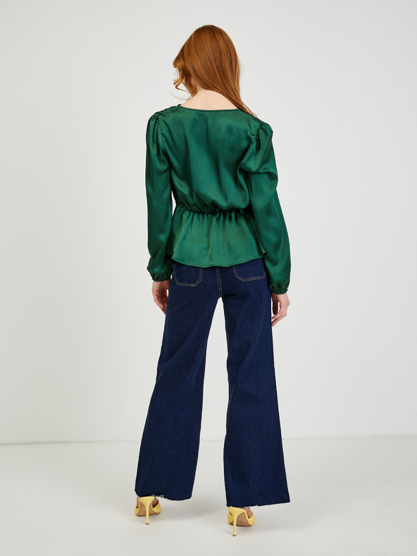 Orsay Zelena ženska satenasta bluza ORSAY