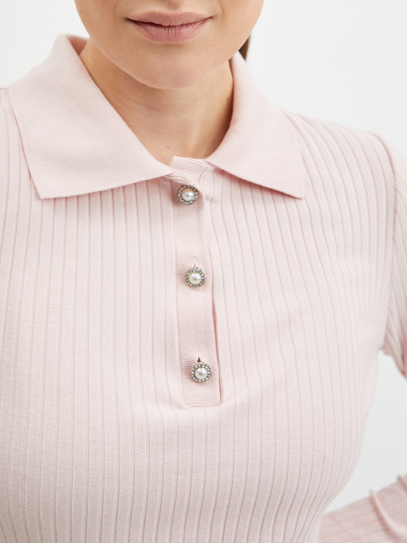 Orsay Marelična ženska rebrasta polo majica ORSAY