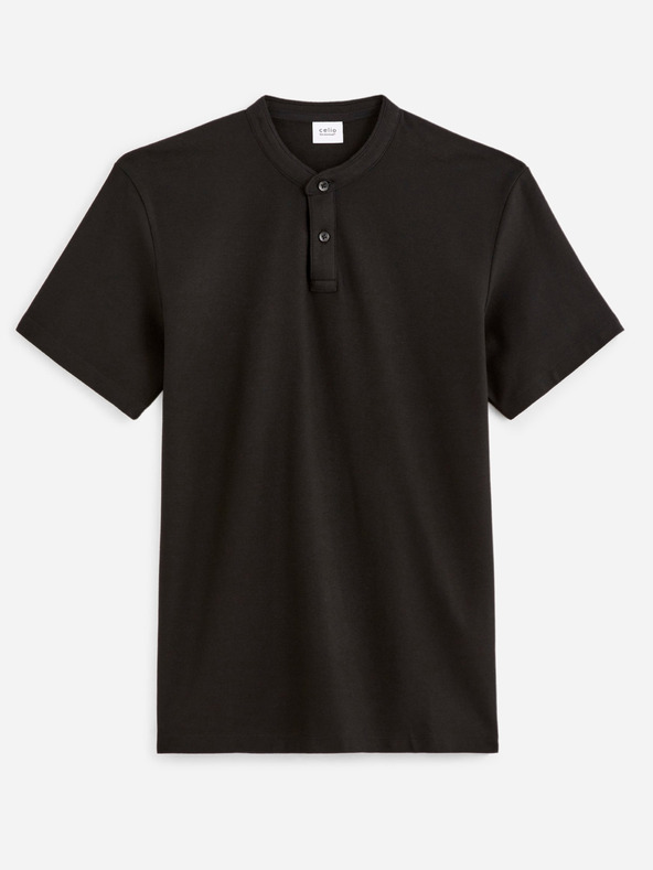 Celio Črna moška polo majica Celio Desohel