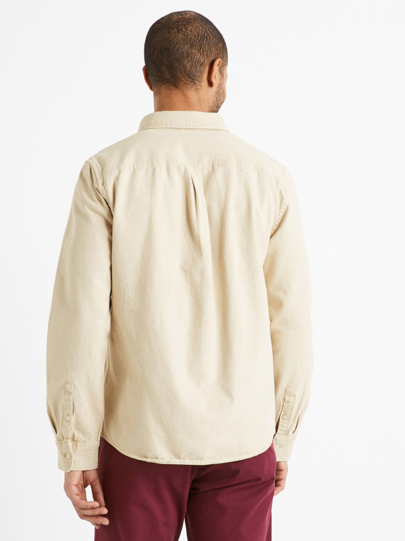 Celio Kremasta moška majica iz džinsa Celio Daindie