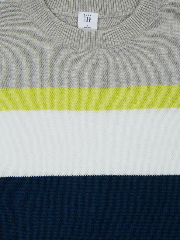 GAP Dojenški črtasti pulover GAP
