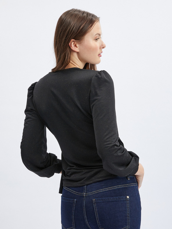 Orsay Črna ženska ovita bluza ORSAY