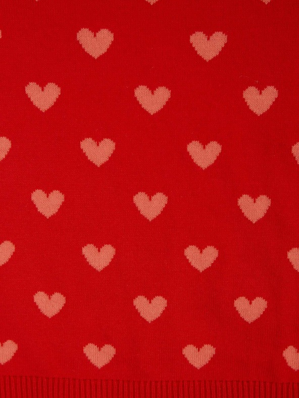 GAP Otroški pulover z motivom srca GAP