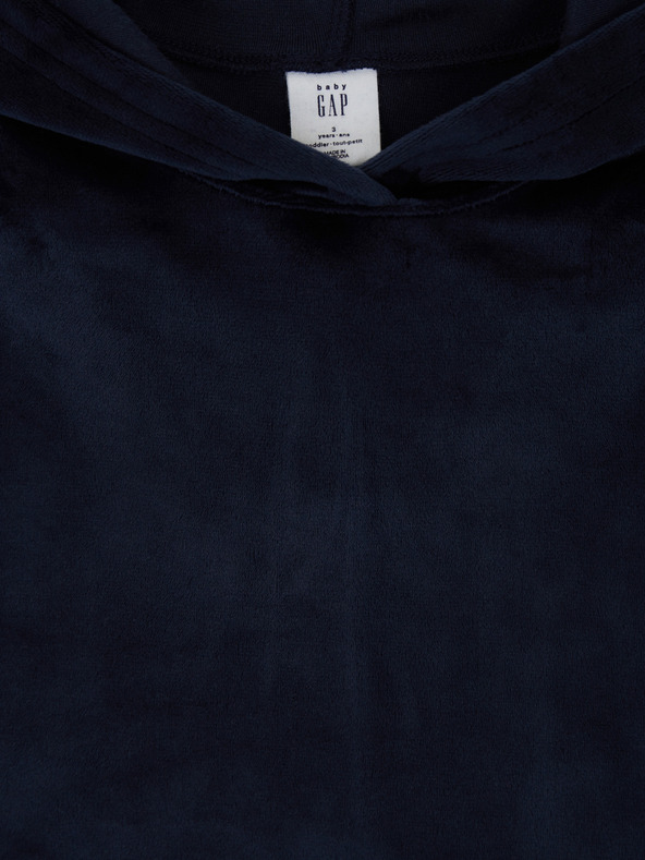GAP Detská zamatová mikina GAP