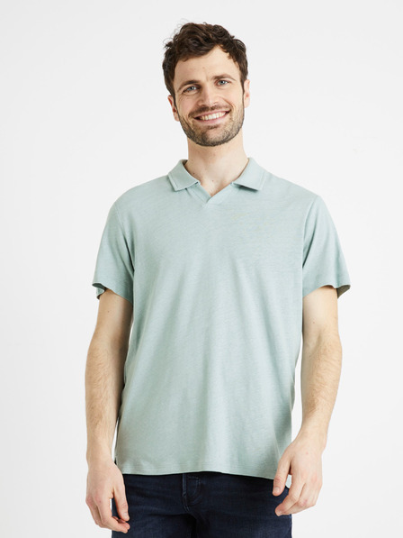 Celio Svetlo modra moška polo majica Celio Deolive