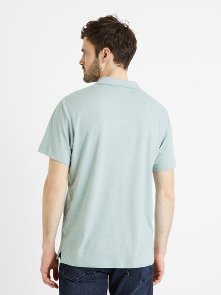 Celio Svetlo modra moška polo majica Celio Deolive