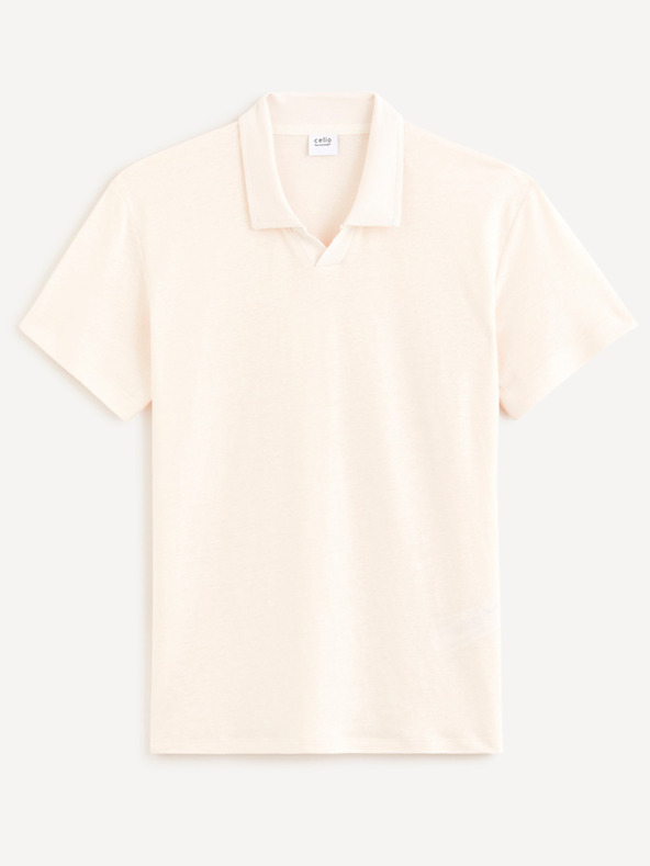 Celio Kremasta moška polo majica Celio Deolive