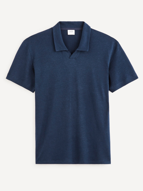 Celio Temno modra moška polo majica Celio Deolive