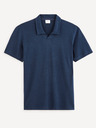 Celio Temno modra moška polo majica Celio Deolive