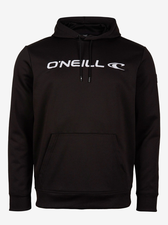 O'Neill Črna moška majica O'Neill RUTILE HOODED FLEECE