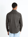 Celio Temno siva moška srajca Celio Fames