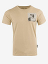 ALPINE PRO bež moška majica ALPINE PRO WEDOR