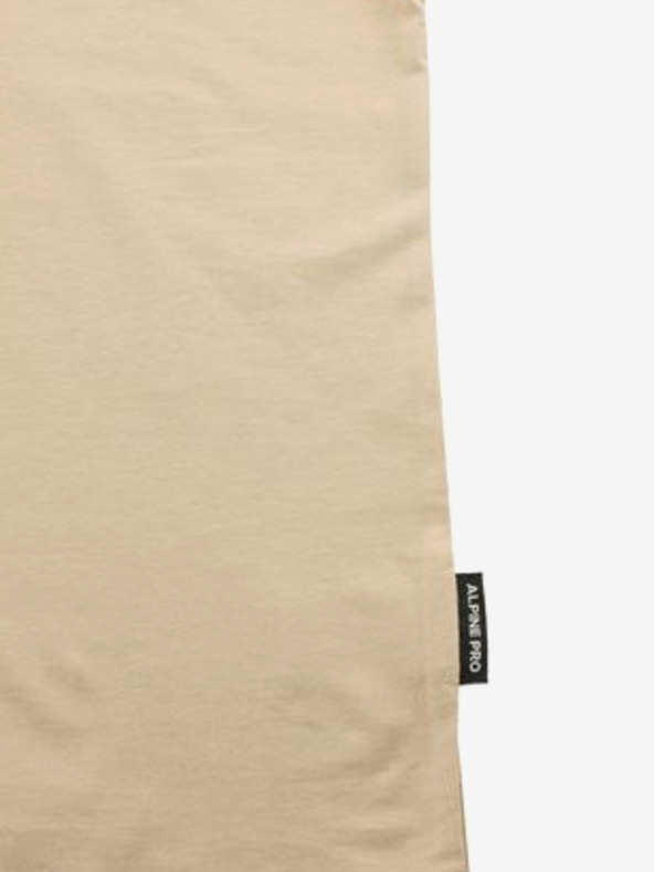 ALPINE PRO bež moška majica ALPINE PRO WEDOR