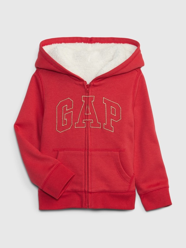 GAP Detská zateplená mikina s logom