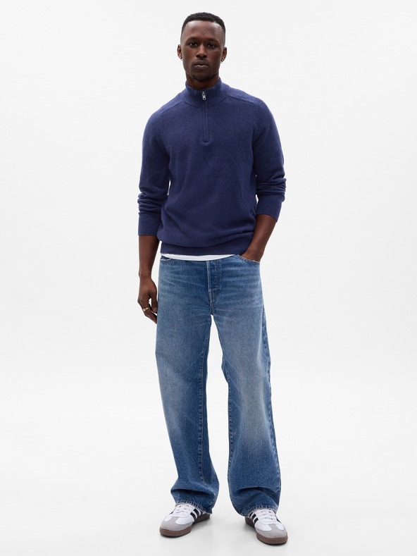GAP Pleteni pulover CashSoft