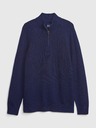 GAP Pleteni pulover CashSoft