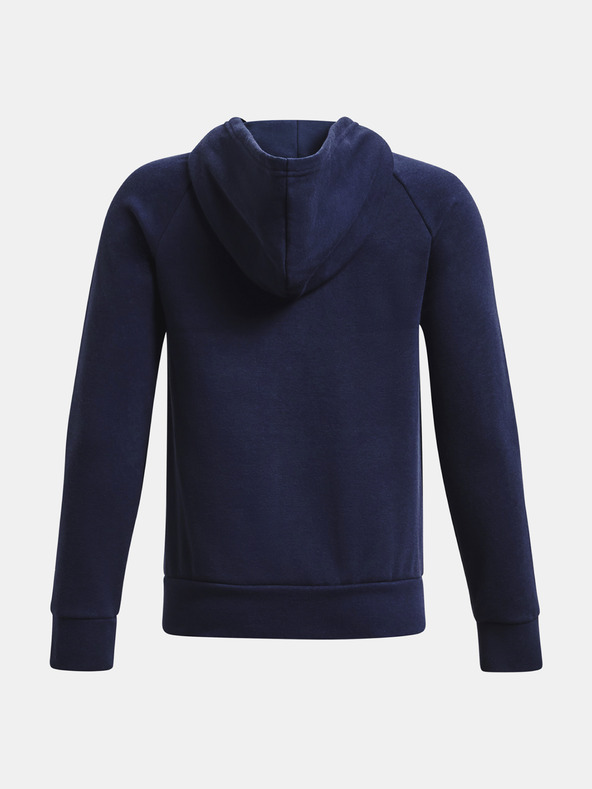 Under Armour Deški pulover Under Armour UA Rival Fleece FZ Hoodie-BLU