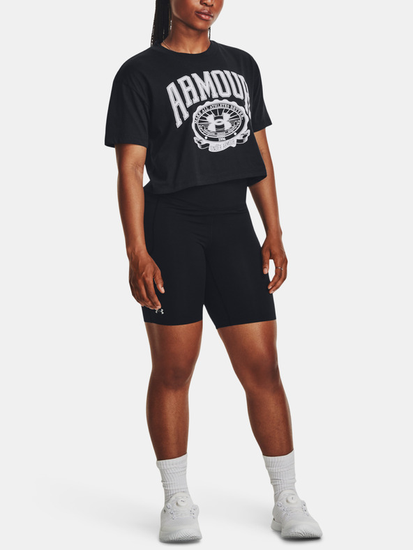 Under Armour Ženska majica Under Armour UA COLLEGIATE CREST CROP SS