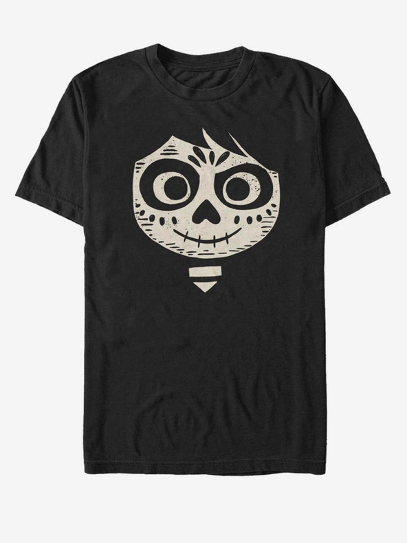 ZOOT.Fan Črna unisex majica s potiskom ZOOT.Fan Miguel Face Pixar