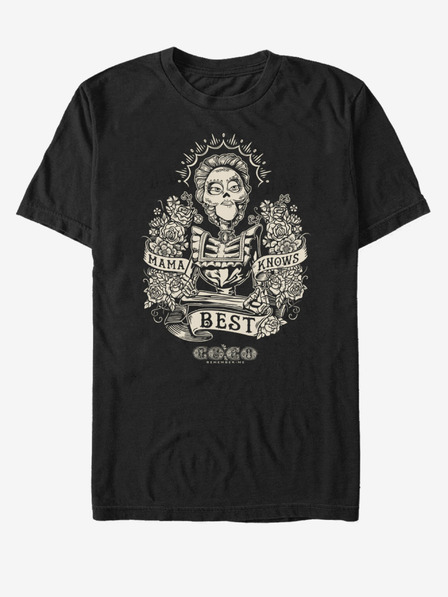 ZOOT.Fan Črna unisex majica s potiskom ZOOT.Fan Mama Knows Pixar