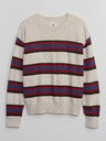 GAP Otroški prugasti pulover GAP