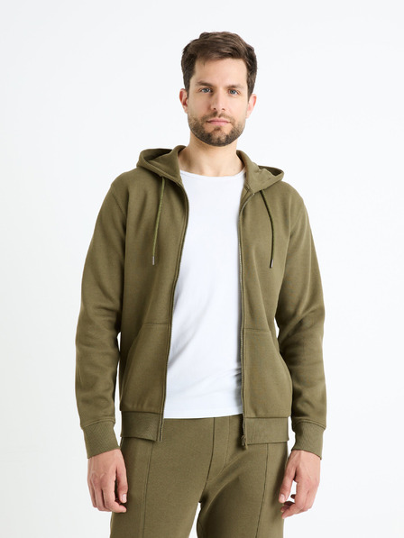 Celio Kaki moška jopa s kapuco Celio Fepiquet