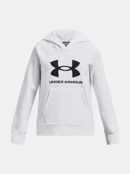 Under Armour Dekliški pulover Under Armour UA Rival Fleece BL Hoodie-BLK