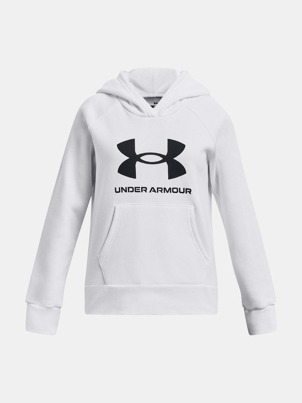 Under Armour Dekliški pulover Under Armour UA Rival Fleece BL Hoodie-BLK