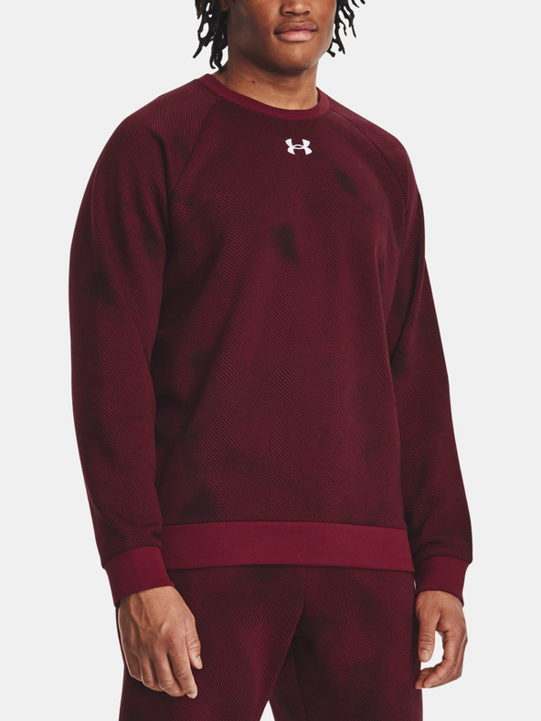 Under Armour Moški pulover Under Armour UA Rival Fleece Printed Crew