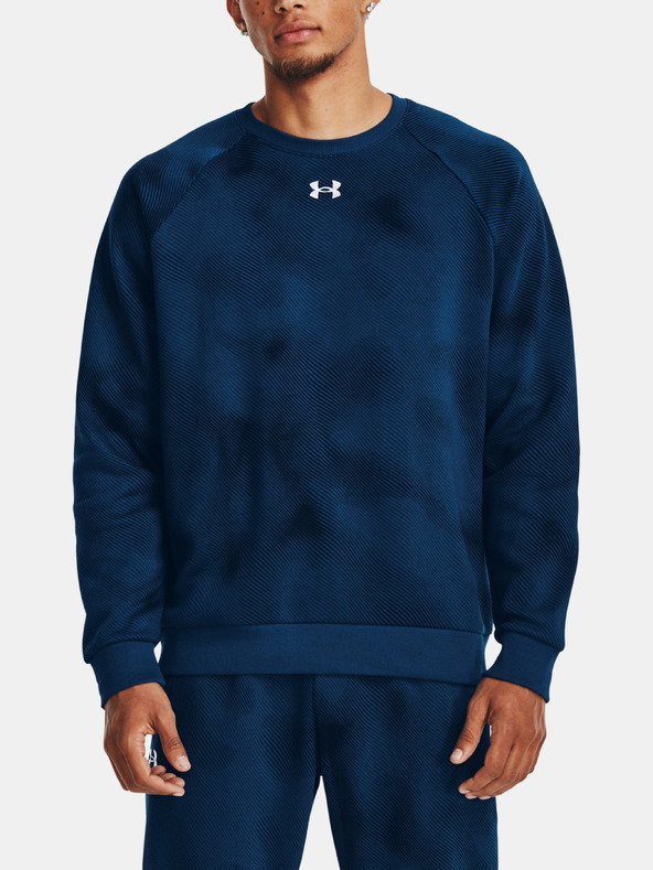 Under Armour Moški pulover Under Armour UA Rival Fleece Printed Crew
