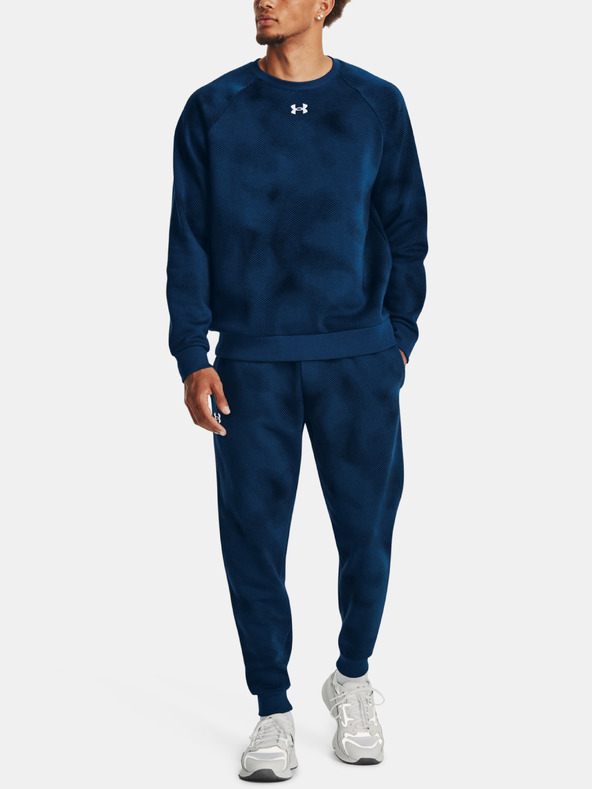 Under Armour Moški pulover Under Armour UA Rival Fleece Printed Crew