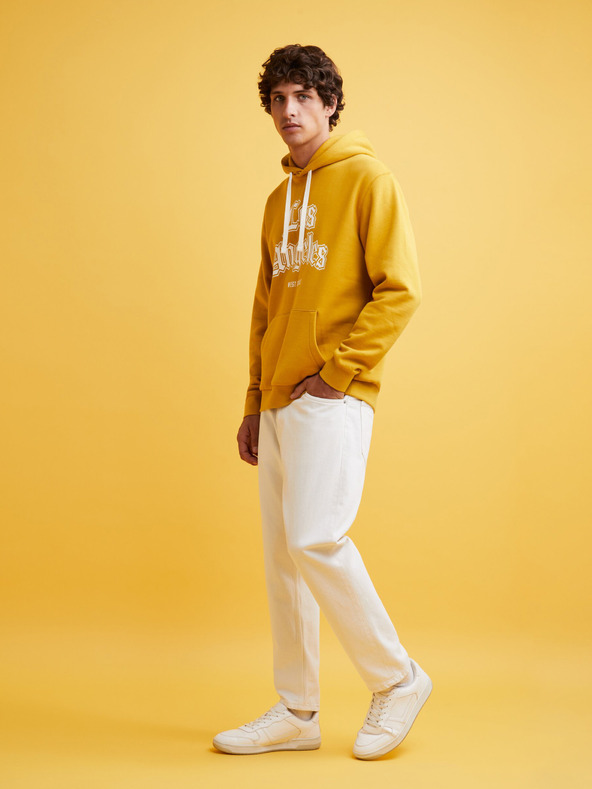 Celio Gorčična moška jopa s kapuco Celio Fecago